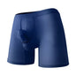 Men's Boxershorts Cotton Breathable Underwear Mid Long Boxers Trunks Comfortable Shorts