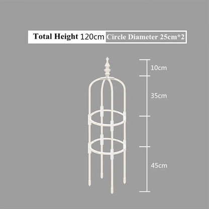 Plant Climbing Supporter Climbing Plant Support  Frame Outdoor Flower  Vines Pot Stand Garden Climbing Frame Indoor Floral Decor