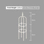 Plant Climbing Supporter Climbing Plant Support  Frame Outdoor Flower  Vines Pot Stand Garden Climbing Frame Indoor Floral Decor