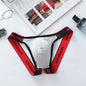 Men Sexy Gay Thongs Polyester Cueca Hombre Jockstrap Men Erotic Open Back Underwear Mens Erotic Low Waist Thong T Shape G String