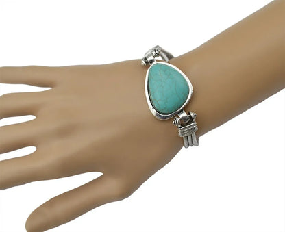 Bohemian Tribal Ethnic Bracelet Indian Vintage Turquoise Gypsy Boho Bangle Festival Travel Women Men Turkish African Jewelry