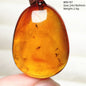Natural Amber Pendant From Baltic Flower Yellow Amber Water Drop Women Men Jewelry Reiki Stone Women Men AAAAAAA
