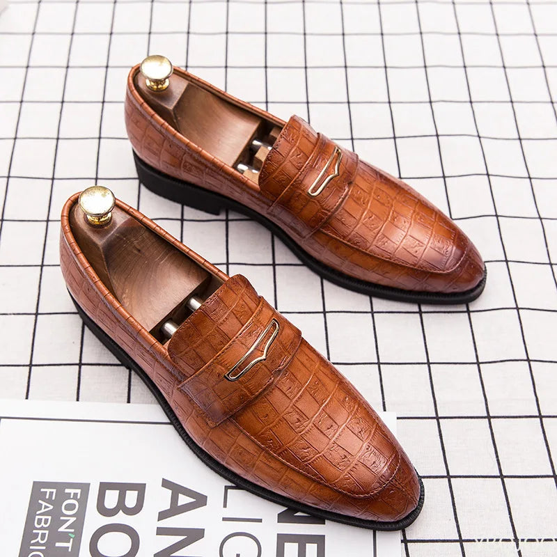 New Red Dress Shoes Wedding Shoes Men Leather Original Italian Classic