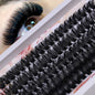 100Pcs 80D Mixed Tray Individual Lashes 3D Russia Volume Eye Lashes Soft Natural Lashes Fake Lash Cluster False Eyelashes