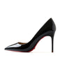HLTINO Black Pointed Toe Red Bottom Heels Fashion Women Spring Summer Pumps Genuine Leather Shoes for Daily Party Women Shoes