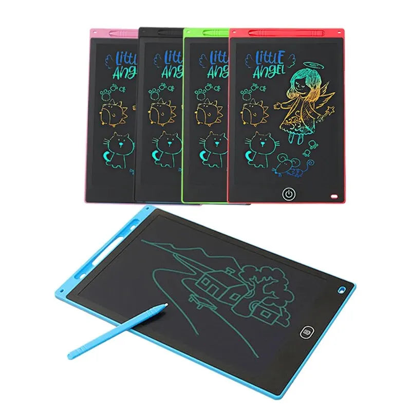 6.5/8.5/10/12 Inch LCD Drawing Tablet for Kids, Rechargeable Erasable
