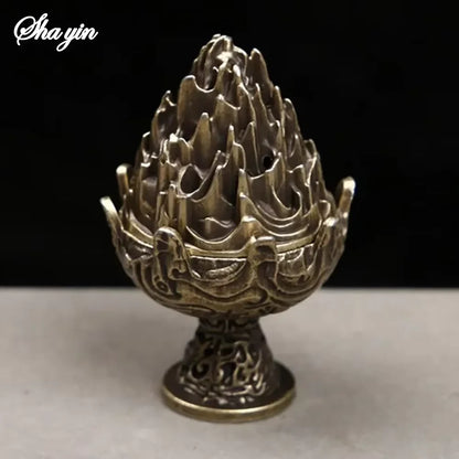 Boshan Incense Burner, Tabletop Ornament, Home Office Decor Collectible, Creative Portable Small Home Burner