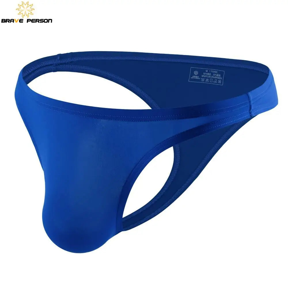 BRAVE PERSON Men's Sexy Underwear Low Nylon Men Briefs Bikini Skinny Breathable Briefs Man Srting Man Underpants Quick Dry