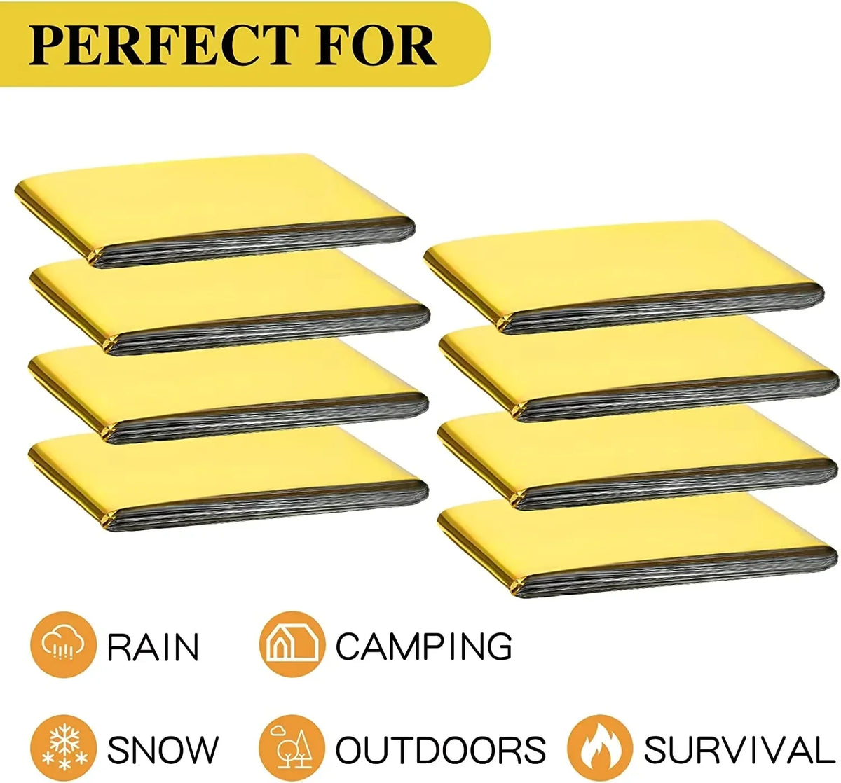 Camping, Hiking, First Aid Blanket, Anti Heat Equipment, Portable