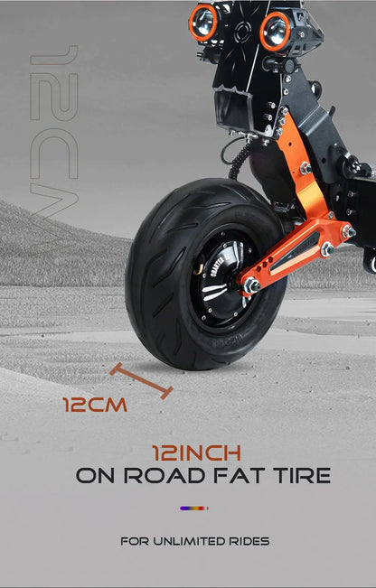 Obarter D5 Electric Scooter - 5000W, 70km/h Max Speed, Removable Battery