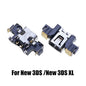 2pcs For NDS NDSL NDSi XL Power Socket Charging Port For GBA GBASP Link Connector For Switch / Lite / Oled / Pro NS Console