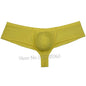 Men's Micro Boxers Mini Bikini Briefs Underwear Slip Bulge Pouch Breathable Smooth Beach Trunks Stretchy Panties Low Rise Soft