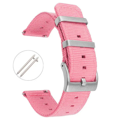 TicWatch Pro 5, Pro 3 & E3 Two-Piece Nylon Band, Twin Metal Keepers