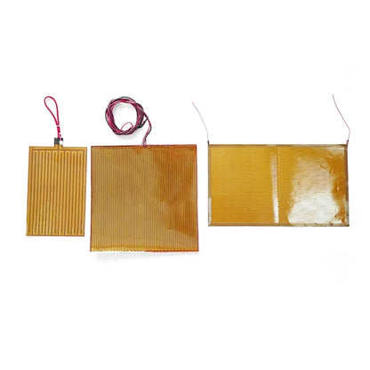 14-300mm 12V 24V Eeletric PI Polyimide Film Heater Heating Element With Adhesive For 3D Printer Oil Tank Car Defrosting Defoging
