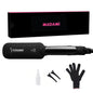 Infrared Steam Hair Straightener Curler Ceramic Glaze Plate 450°F Fast Heating Vapor Flat Iron Straightening Irons Dual Voltage