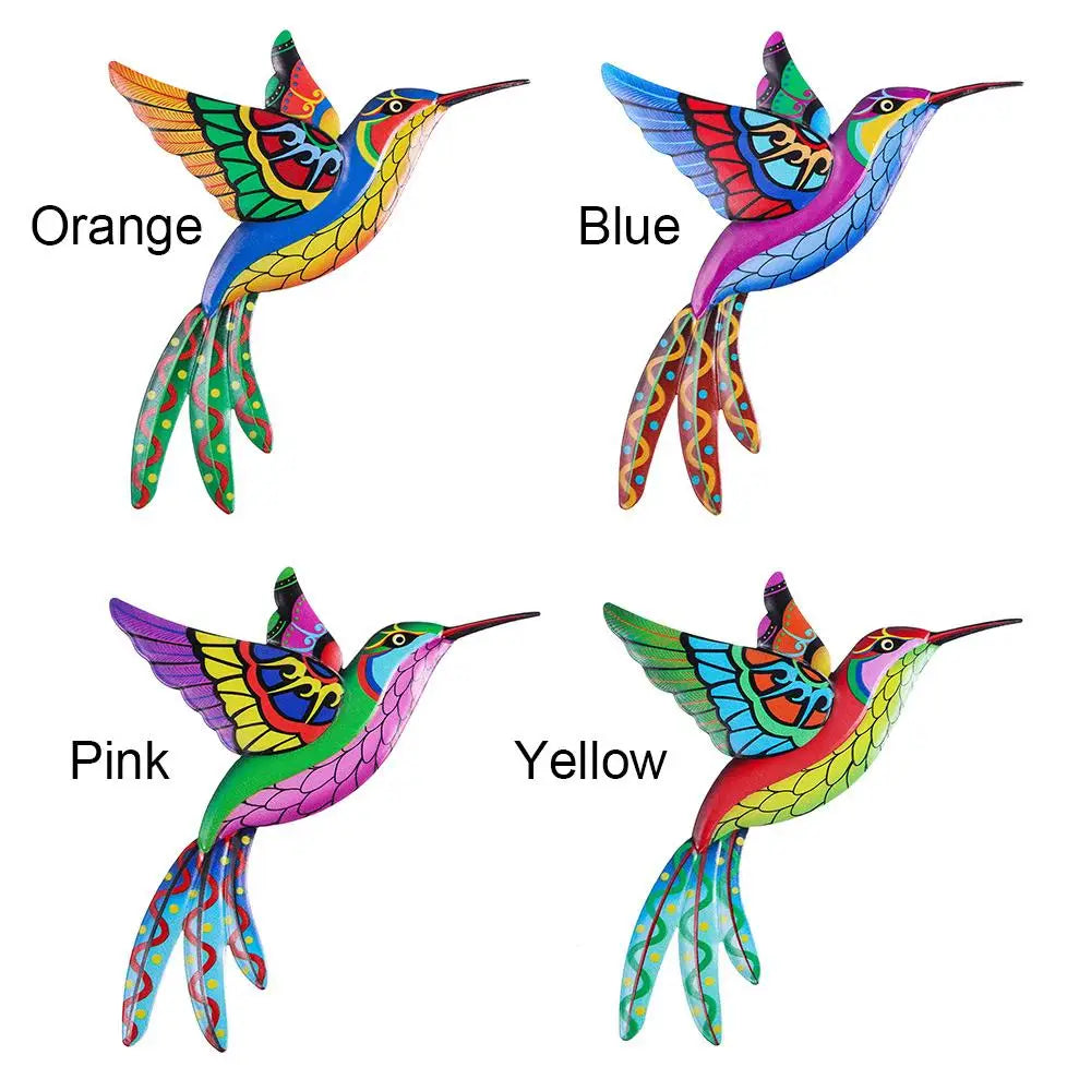 Metal Hummingbird Bird Wall Decor