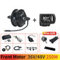 Ebike Motor Kit High Speed Brushless Gear Hub 36V 48V 350W 500W Electric Bike Conversion  Front Cassette Rear display P6 ZEMAKE