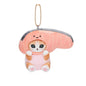 Kawaii Frog & Kitty Plush Keychain