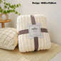 New Double Sided Warm Blanket Warm Skin-Friendly Throw Blanket Breathable Ultra Soft Bunny Blanket