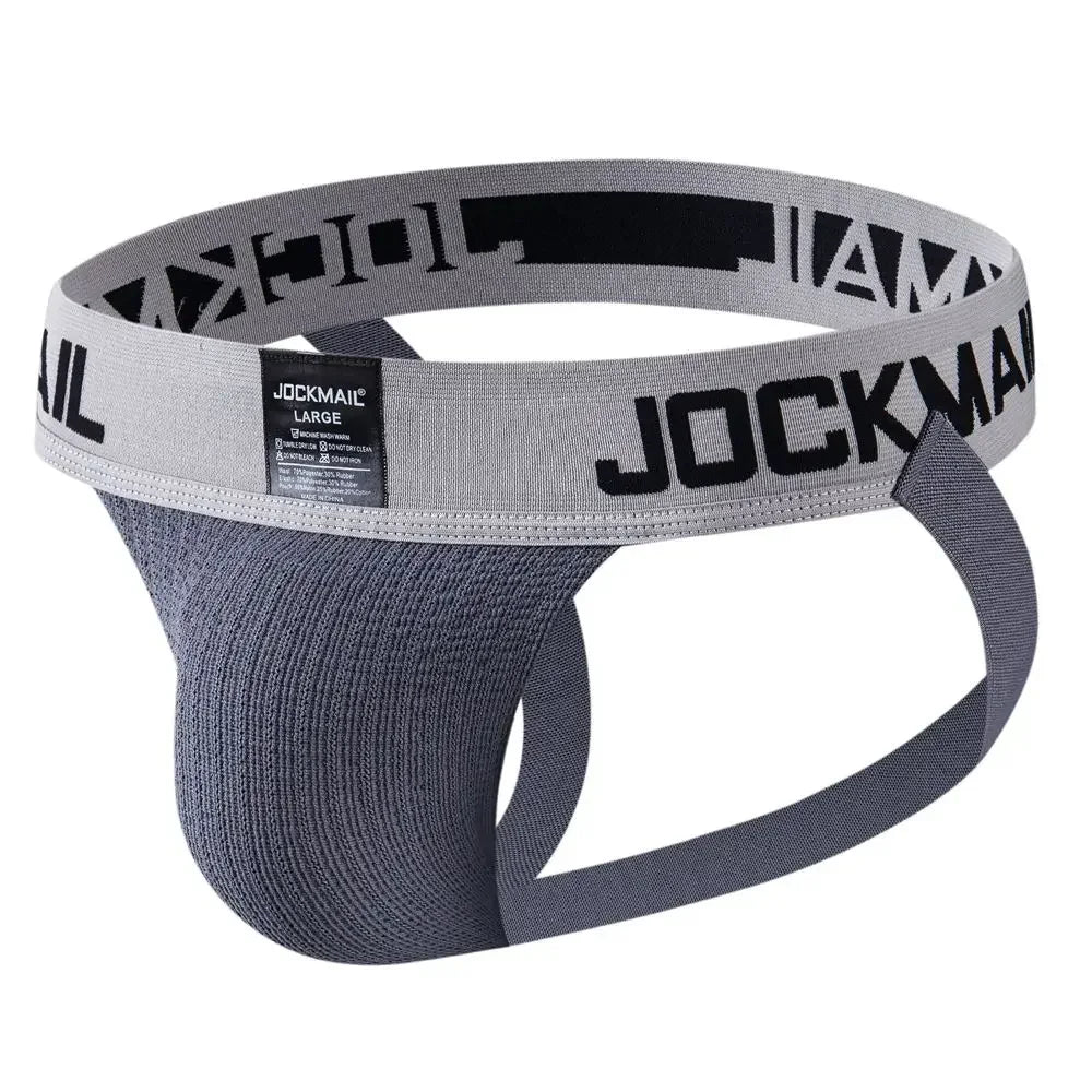 Men Briefs Sexy Jockstrap Thong Soft Athletic Supporters Men Sport Gay Underwear Jockstrap Athletic Jocks Pouch Cuecas Man