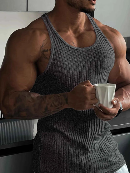 Men's Quick-Dry Slim Fit Gym Tank Top