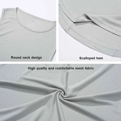 BreezeFit Men's Quick-Dry Gym Tank Top