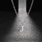 26 Letters A-Z Initial Pendant Necklaces for Women,Alphabet Pendant Rolo Chain Necklace,Simple Fashion Collar Jewelry Gift