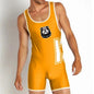 Men’s Performance Triathlon Singlet Bodysuit – Breathable Compression Skinsuit | Gym, Running, Swimming & Powerlifting One-Piece Suit