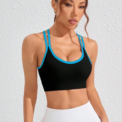 Yoga Sports Bras Push Up Gym Crop Tops