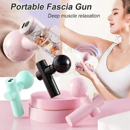 Mini Massage Gun Fascia Machine Muscle Relaxation Vibrating Gun