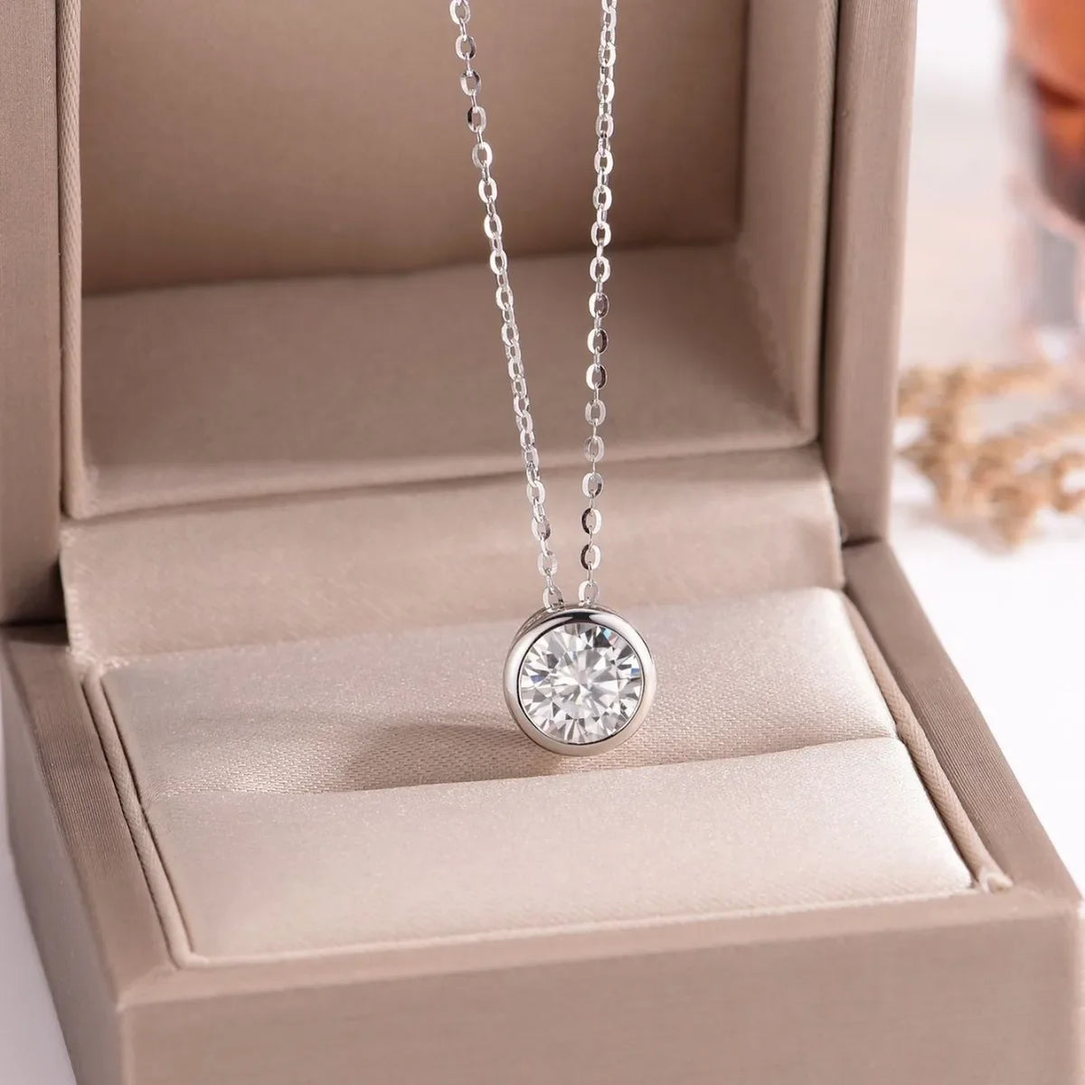 925 Silver Necklace Zircom for Women 18k Gold Plated Jewelry Pendant Birthday Party Gift Jewelry Sterling Silver