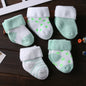 5Pairs/lot Unisex Non-Skid Baby Shoe Socks 0-12months Cotton Baby Boy Girls Meia Infantil Cheap Stuff