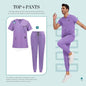 Unisex Multicolor Medical Scrub Sets