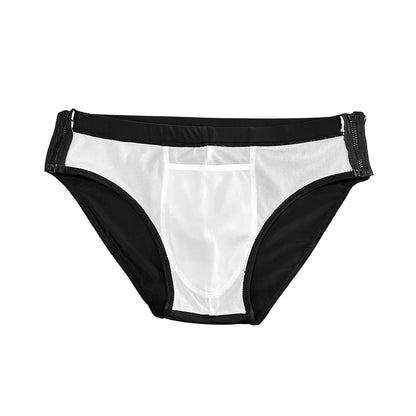 2025 Bilateral Zipper Men's Triangle Swimsuit
