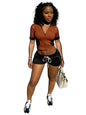 Chic Two-Tone Summer Sportswear Set for Women