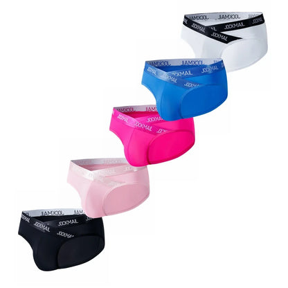 Jockmail Mens Briefs Mens Panties Sexy Tangas Ultra-thin Ice Silk Gay Men Underwear Sissy Calzoncillos Hombre Slip Jockstrap