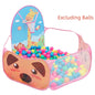 120cm Kids Playpen Playground Baby Tent Ball Pool with Basketball Hoop