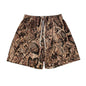 Men's Scale Printed Pattern Casual Shorts Boys Summer Cool Hawaiian 3D Printed Casual Swim Trunks Drawstring Surfboard Shorts