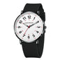Women's Arabic Numeral Silicone Quartz Watch
