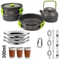 2-3 Person Non-Stick Camping Cookware Set, Portable Outdoor Picnic
