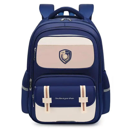 Sun Eight Orthopedic School Bag Grade 3-6 Primary Student Shoulder Backpack Large Capacity Light Water Proof Mochilas Escolares