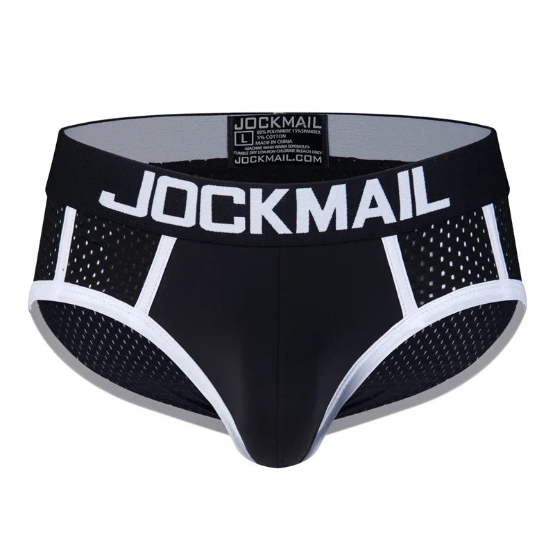 U Convex Sexy Man's Underwear Briefs Underpants Comfortable Men's Briefs Bikini Gay Underwear Men's Briefs Nylon Ice Silk JM311