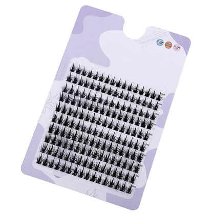 160 Rows Faux Mink Eyelashes Cluster 3D Natural Extension Individual Russia Strip Lashes for Eyelash Extension