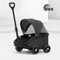 4-Wheel Dog Stroller with Sunshade Cover Pet Carrier for Outdoor Travel Shopping Walking Suitable for Small Dogs and Cats