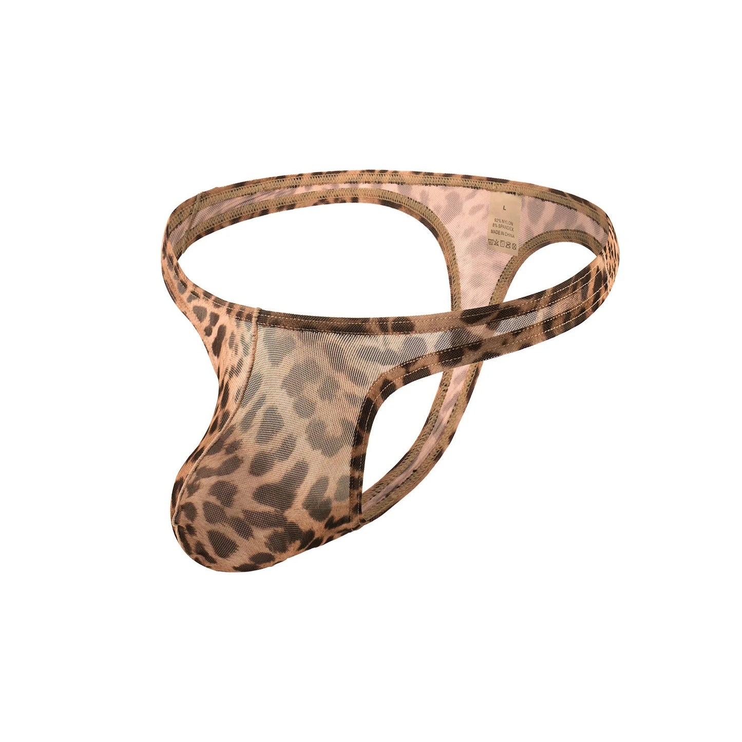 CLEVER-MENMODE Mesh Thong Men Sheer Sexy Underwear Transparent Panties T-back Penis Pouch G String Underpants Erotic Lingerie