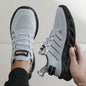 Men's Thick Soled Sports Shoes for Spring and Summer Women's Breathable and Shock-absorbing Fashionable Running Shoes Bare Foot