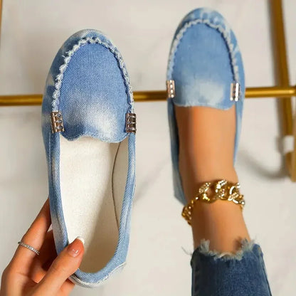 Women Flats New Casual Lightweight Flat Loafers Shoes Trendy Versatile Comfortable Mary Jane Shoes for Women Zapatos De Mujer