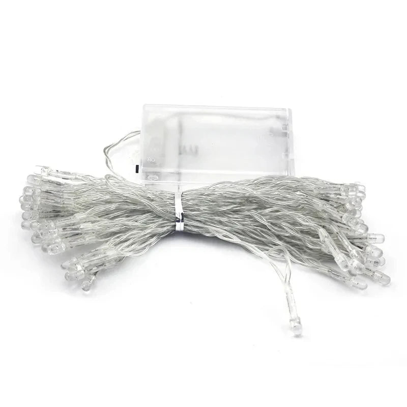 LED String Lights 3*AA Battery Operated Waterproof Fairy LED Christmas Lights For Holiday Party Wedding 20M 10M 5M 2M