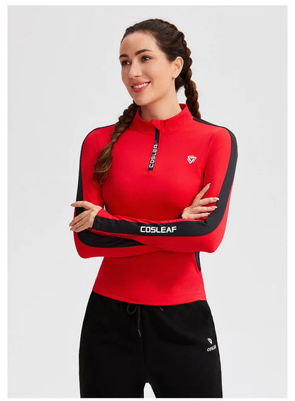 Women's Ice Silk Long Sleeve Running Shirt