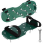 Lawn Aerator Shoes Manual Lawn Aerator with Spike Adjustable Spiked Aerating Sandals Reusable Plastic Lawn Aerator Sandals Lawn